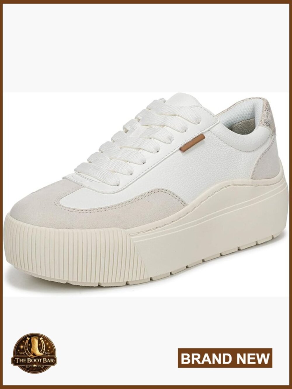 Women's Platform Sneakers Lace-Up Comfort Walking Shoes Athletic